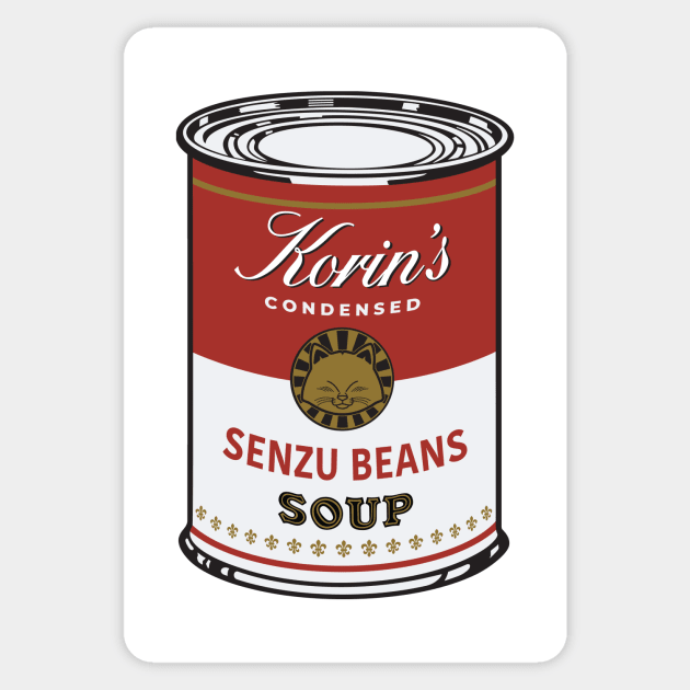 Korin's Senzu beans soup Sticker by enricoceriani